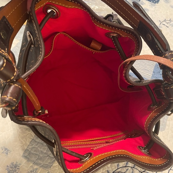 Dooney & Burke drawstring bag & wallet - Picture 4 of 6